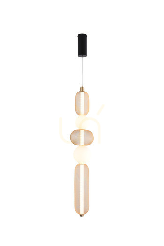 Sprawdź Lampa wisząca Zuma Line SAAR MD2596-5A-3BGT Czarny 1xLED