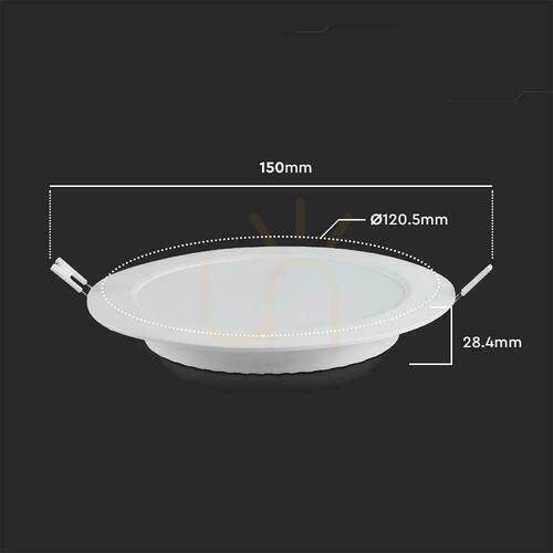 Sprawdź Panel LED V-TAC Wpuszczany Premium Downlight 6W Okrągły fi120 VT-61006 6500K 660lm