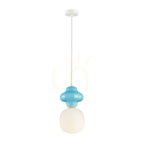 Sprawdź Lampa wisząca Italux Latera niebieska E14 PND-94331-1L-BLU