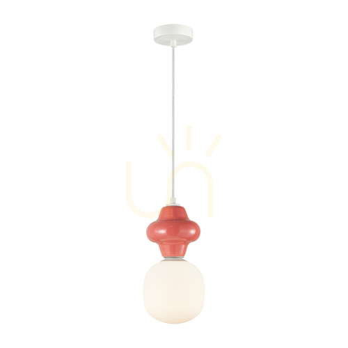Sprawdź Lampa Wisząca Italux Latera Czerwona E14 PND-94331-1S-RED