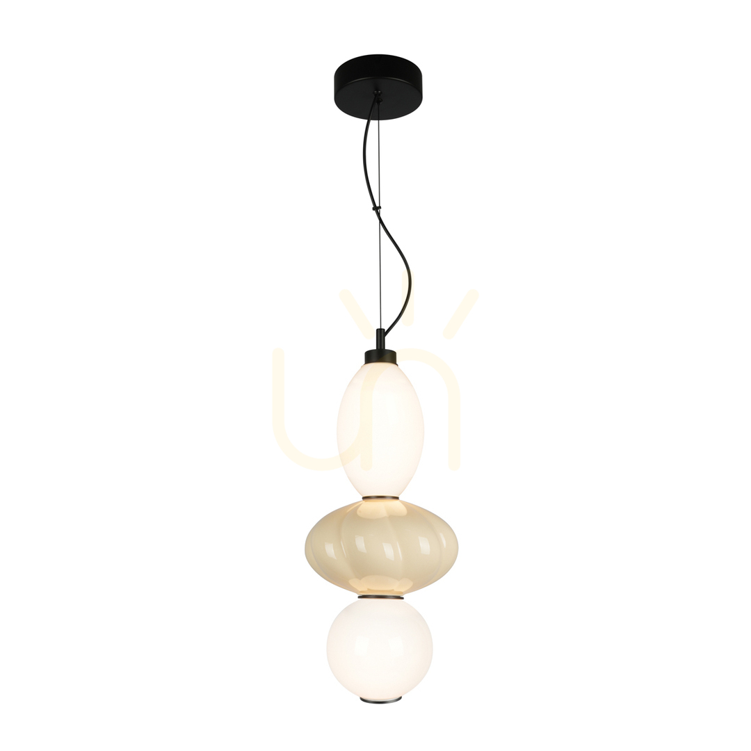 Sprawdź Lampa wisząca Italux Tordi LED beżowa szkło ceramika PND-94721-2B-YLL Lampa wisząca Italux Tordi LED beżowa szkło ceramika PND-94721-2B-YLL