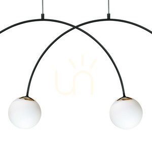 Lampa wisząca Zuma Line BOW 1220 Czarny 4xE14 small 1