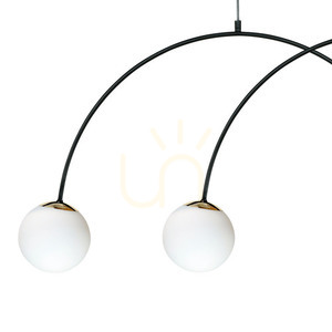 Lampa wisząca Zuma Line BOW 1220 Czarny 4xE14 small 2