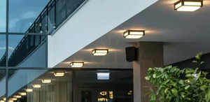 Kinkiet / plafon zewnętrzny NORDLAND z czujnikiem ruchu 7118WH 12W 3000K - biały-RAL 9003 - NORLYS small 5