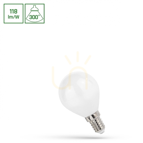 Sprawdź Led Kulka E 14 230 V 5.5 W Cog Nw Milky Spectrum
