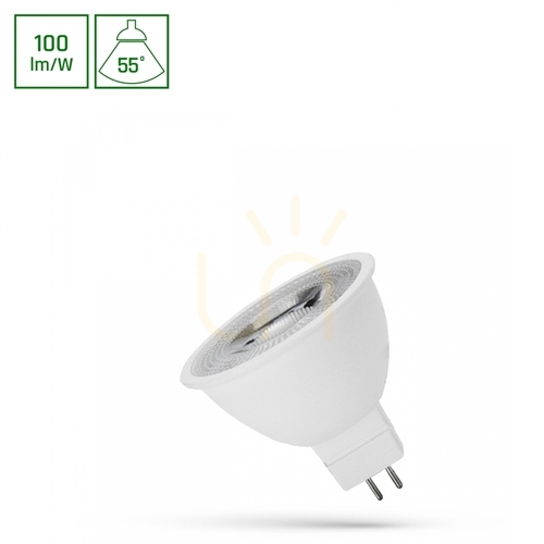 Sprawdź Led Mr16 12 V 4 W Smd 55st Cw Z Soczewką Spectrum