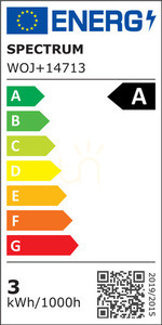 Led Gu10 230 V 2.5 W Smd A Class Ww Z Soczewką Szklana 38st Spectrum small 2