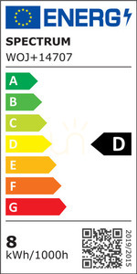 Led Gu10 230 V 7.5 W Smd 30st Ww Z Soczewką Szklana Spectrum Premium small 1