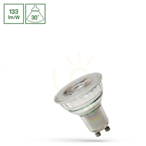 Led Gu10 230 V 7.5 W Smd 30st Ww Z Soczewką Szklana Spectrum Premium small 0