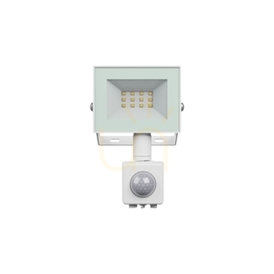 Noctis Lux 4 Naświetlacz 10 W Nw 230 V Ip44 94x150x53mm Biały Czujnik Ruchu Pir small 1