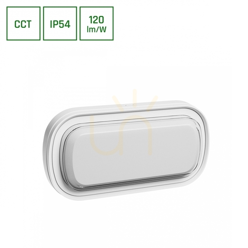 Sprawdź Pastilo 15 W 3 Cct 230 V 120st Ip54 Ik10 266x137x47mm Biały Owalna