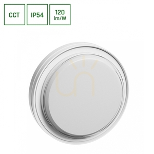Pastilo 15 W 3 Cct 230 V 120st Ip54 Ik10 221x47mm Biały Okrągła small 0