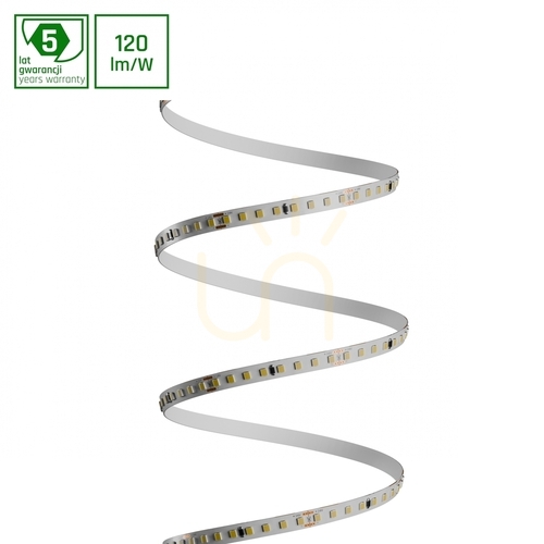 Sprawdź Pasek Led 2835 24 V 128 Led 10 W/M 1200lm/M Ww 8mm Ip20 5 Lat 5m Roll