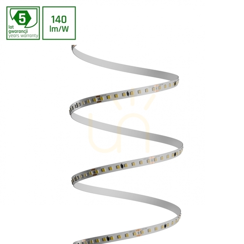 Sprawdź Pasek Led 2835 24 V 160 Led 18 W/M 2520lm/M Ww 10mm Ip20 5 Lat 5m Roll