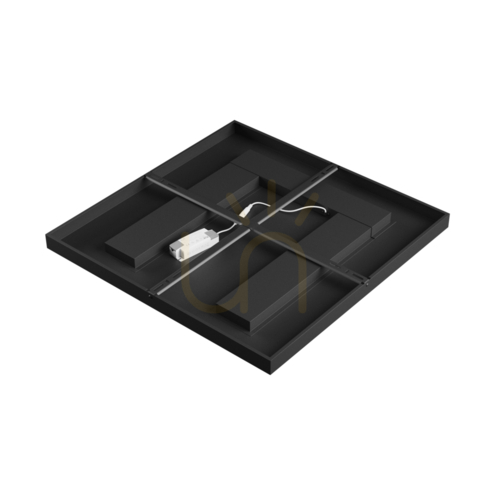 Sprawdź Algine Doppio Panel 40 W Nw 230 V 80 St Ip20 600 X600 X35 Czarny 5 Lat