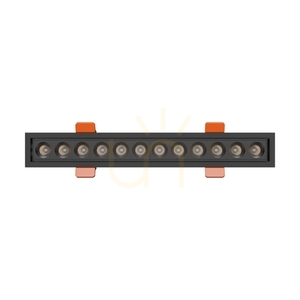 Grid S Oprawa Podtynkowa 12 W Cct 230 V 40st Ip20 230x34x61mm Czarny 5 Lat Gw. Spectrum small 2