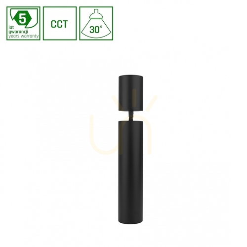 Sprawdź Hangit Multiway M 11 W Cct 230 V 30° Ip20 74 X300 Baza 75 X100 Czarny,Regulowana Wysokość, 5 Lat