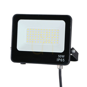 Czarny Naświetlacz Led 50 W 4000 K IP65 small 5