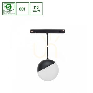System Shift Cct Globe P Oprawa Kula Zwis Fi100 (815 Mm Kabel) 5 W 165 St Czarny Cct Switch 5 Lat Gw. small 1