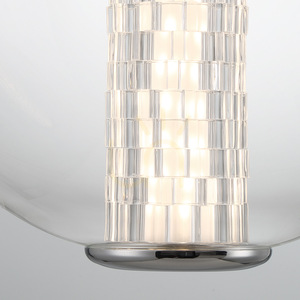 Lampa wisząca ATOMO - 1 źródło światła - Polerowany chrom QUINTIESSE small 4