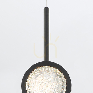 Lampa wisząca BARLETTA - 1 źródło światła - Matowa czerń QUINTIESSE small 4