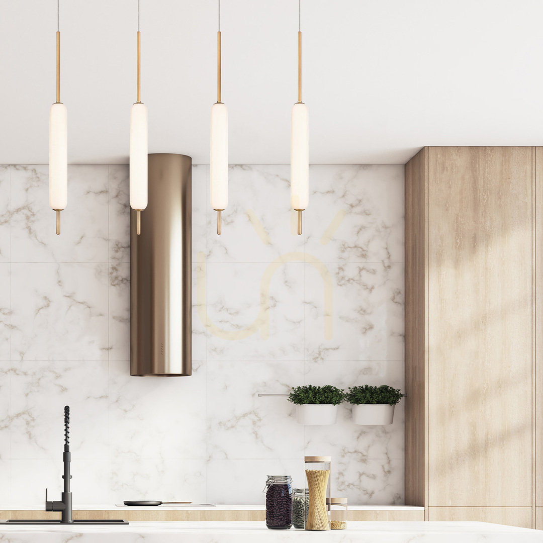 Zobacz Lampa wisząca CUMBERLAND - 1 źródło światła - Szczotkowane złoto QUINTIESSE Lampa wisząca CUMBERLAND - 1 źródło światła - Szczotkowane złoto QUINTIESSE