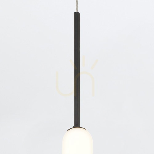 Sprawdź Lampa wisząca CUMBERLAND - 1 źródło światła - Matowa czerń QUINTIESSE