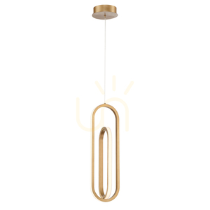 Lampa wisząca DEMARK - Szczotkowane złoto QUINTIESSE small 1
