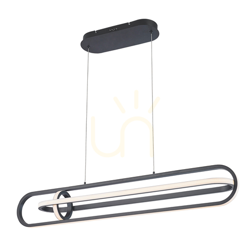 Sprawdź Lampa wyspowa DEMARK - Matowa czerń QUINTIESSE