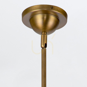 Lampa wisząca DORAL - 2 źródła światła - Matowa czerń, vintage mosiądz QUINTIESSE 5 Lampa wisząca DORAL - 2 źródła światła - Matowa czerń, vintage mosiądz QUINTIESSE small 5