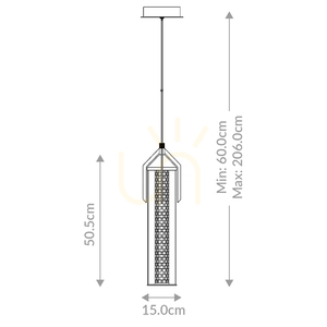 Lampa wisząca ESPADA - Szczotkowane złoto QUINTIESSE 2 Lampa wisząca ESPADA - Szczotkowane złoto QUINTIESSE small 2