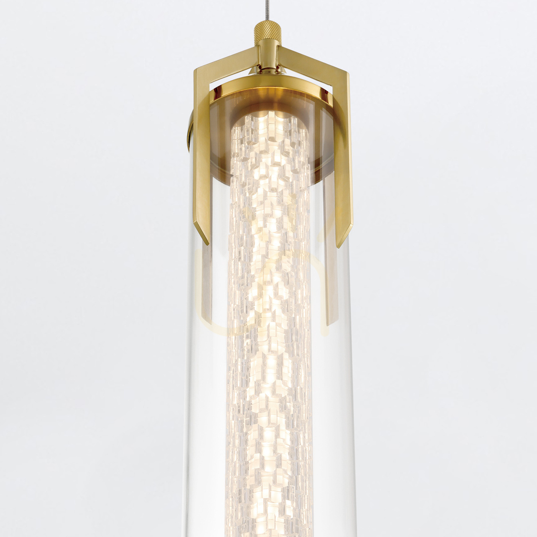 Wyświetl Lampa wisząca ESPADA - Szczotkowane złoto QUINTIESSE Lampa wisząca ESPADA - Szczotkowane złoto QUINTIESSE