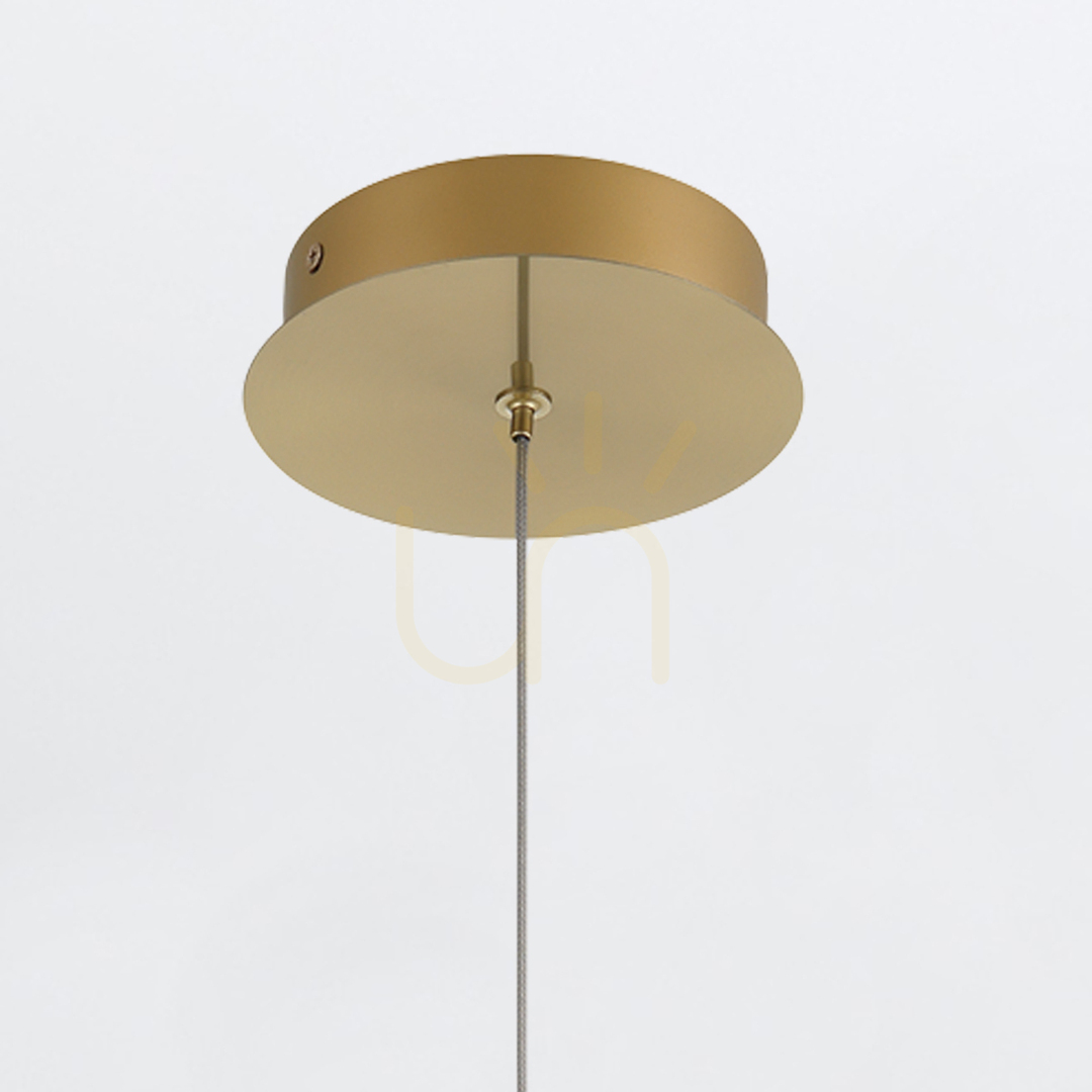 Zobacz Lampa wisząca ESPADA - Szczotkowane złoto QUINTIESSE Lampa wisząca ESPADA - Szczotkowane złoto QUINTIESSE