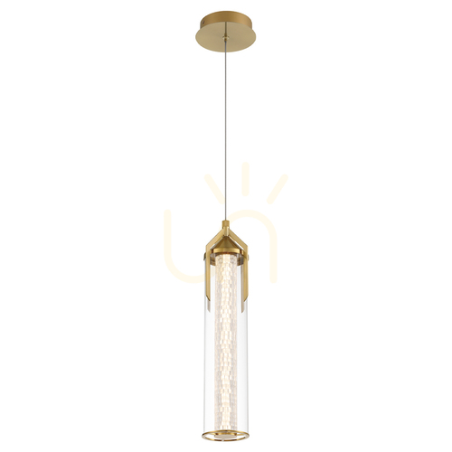 Sprawdź Lampa wisząca ESPADA - Szczotkowane złoto QUINTIESSE