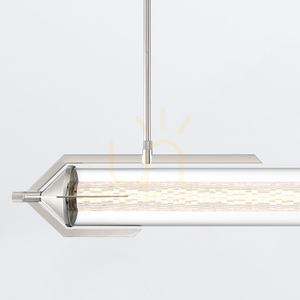 Liniowa lampa wisząca ESPADA, polerowany chrom, Quintiesse small 4
