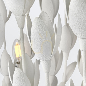 Lampa wyspowa FLORA - 10 źródeł światła - Tynk strukturalny QUINTIESSE small 4