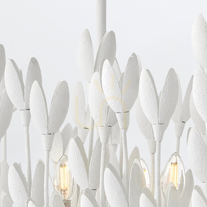 Lampa wyspowa FLORA - 10 źródeł światła - Tynk strukturalny QUINTIESSE small 7
