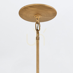 Lampa wisząca FLORA - 3 źródła światła - Oksydowane złoto QUINTIESSE 6 Lampa wisząca FLORA - 3 źródła światła - Oksydowane złoto QUINTIESSE small 6