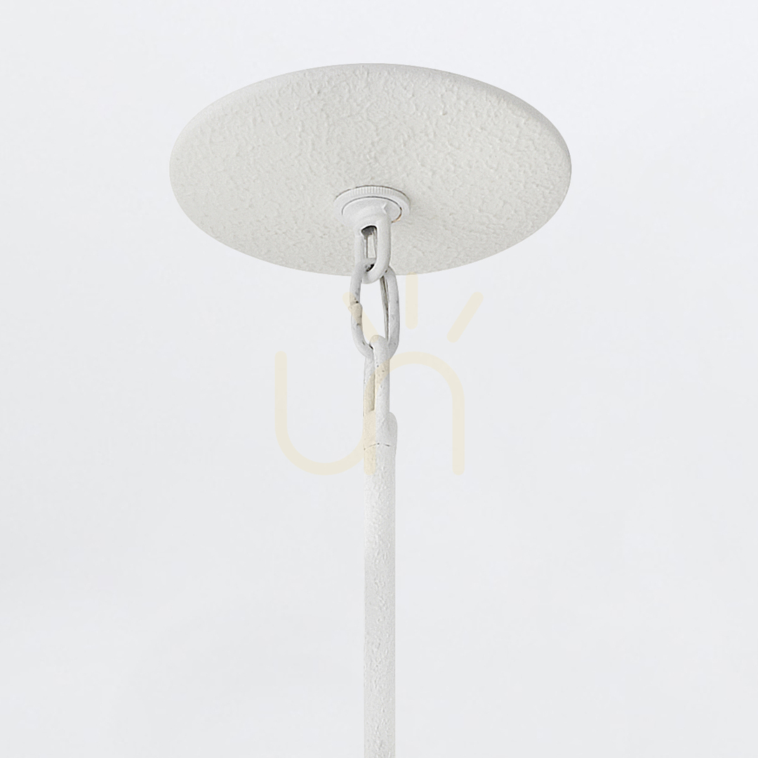 Obejrzyj Lampa wisząca FLORA - 3 źródła światła - Tynk strukturalny QUINTIESSE Lampa wisząca FLORA - 3 źródła światła - Tynk strukturalny QUINTIESSE