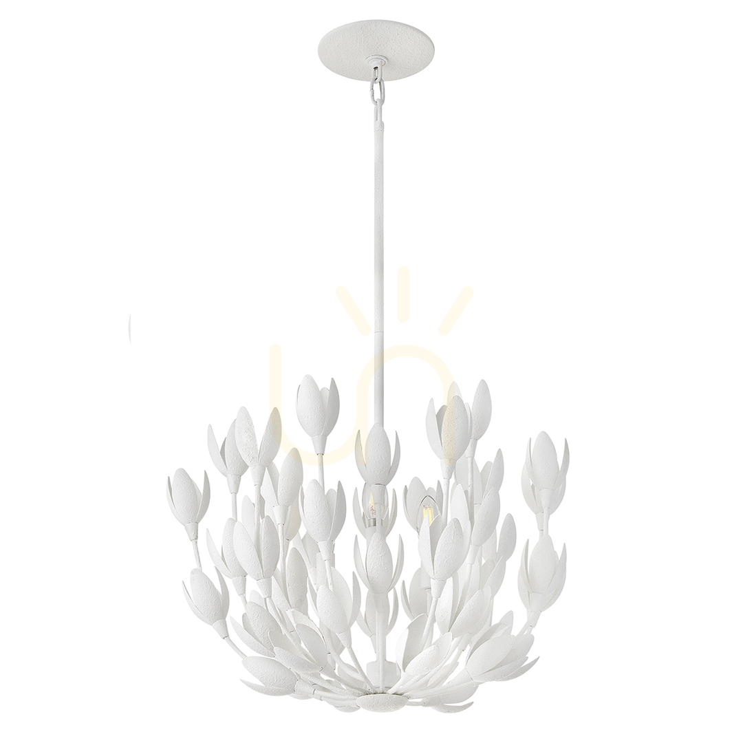 Sprawdź Lampa wisząca FLORA - 3 źródła światła - Tynk strukturalny QUINTIESSE Lampa wisząca FLORA - 3 źródła światła - Tynk strukturalny QUINTIESSE