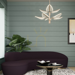 Duża lampa wisząca LED FLORIANA - Naturalny mosiądz QUINTIESSE 7 Duża lampa wisząca LED FLORIANA - Naturalny mosiądz QUINTIESSE small 7