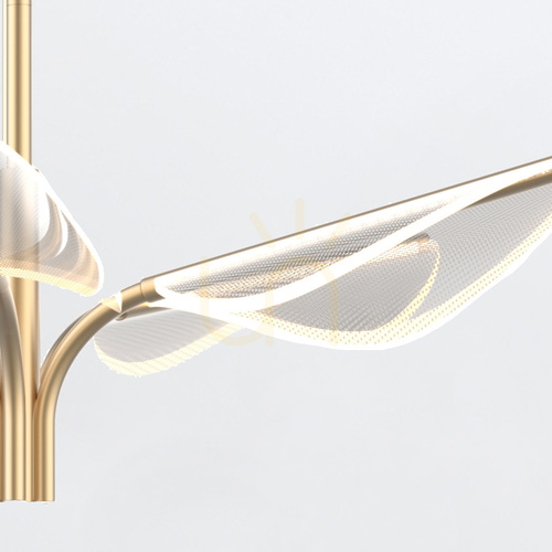 Sprawdź Mała lampa wisząca LED FLORIANA - Naturalny mosiądz QUINTIESSE