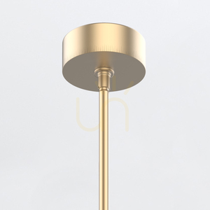 Mała lampa wisząca LED FLORIANA - Naturalny mosiądz QUINTIESSE small 4