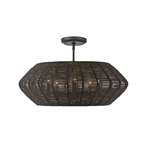 Sprawdź Lampa wisząca LUCA - 5 źródeł światła - Czarny QUINTIESSE