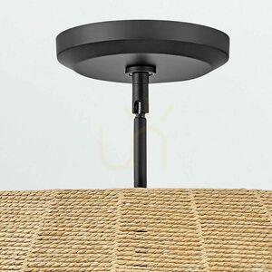 Lampa wisząca Quintiesse Luca 5×E14 71 cm – czarna / karmelowy beż small 5