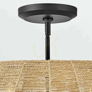 Lampa wisząca LUCA - 3 źródła światła - Czarny, karmelowy beż QUINTIESSE 5 Lampa wisząca LUCA - 3 źródła światła - Czarny, karmelowy beż QUINTIESSE small 5