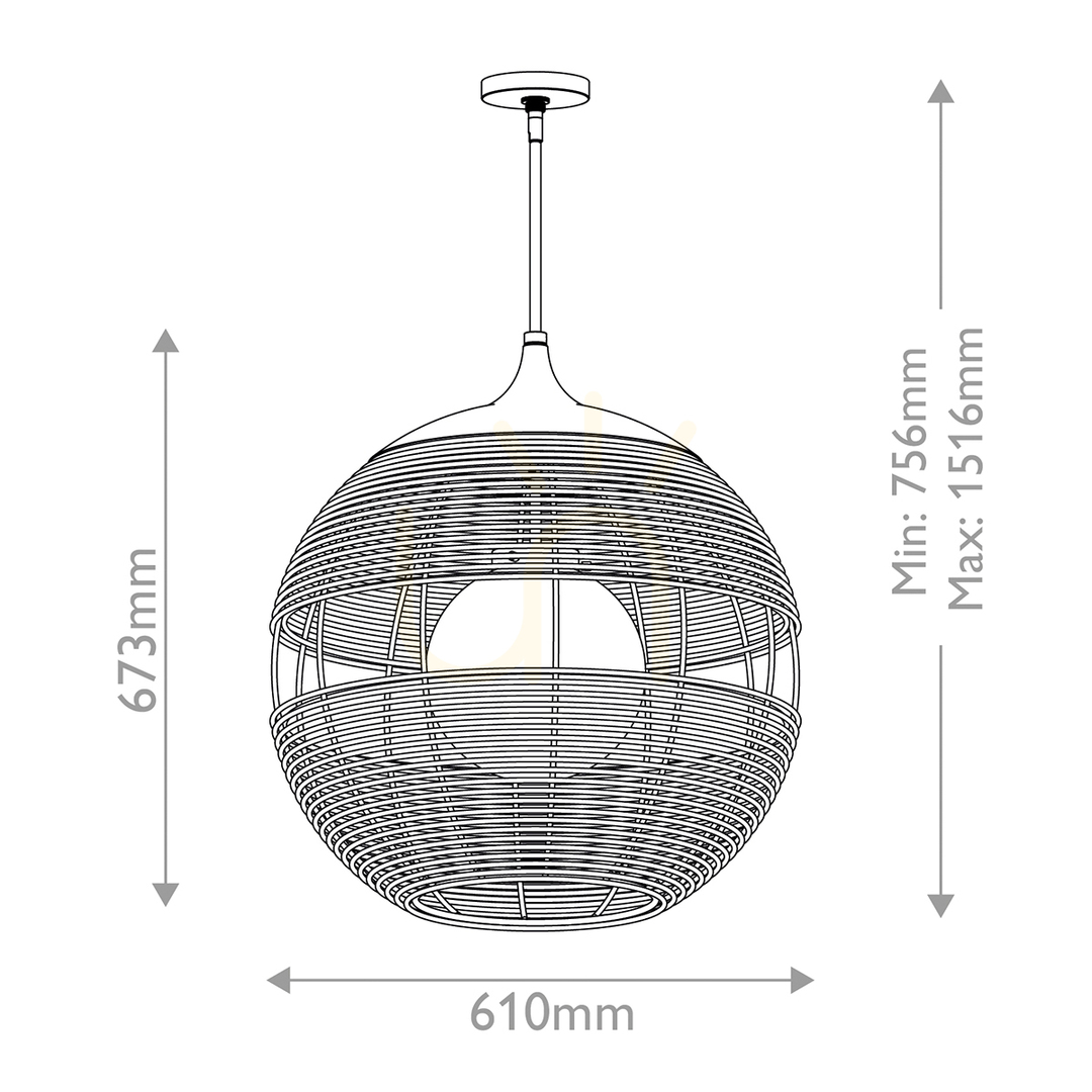 Obejrzyj Średnia lampa wisząca MADDOX - 1 źródło światła - Czarny, karmelowy beż QUINTIESSE Średnia lampa wisząca MADDOX - 1 źródło światła - Czarny, karmelowy beż QUINTIESSE