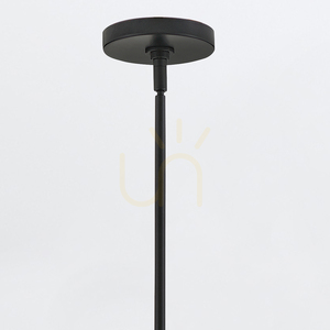 Średnia lampa wisząca MADDOX - 1 źródło światła - Czarny, karmelowy beż QUINTIESSE 4 Średnia lampa wisząca MADDOX - 1 źródło światła - Czarny, karmelowy beż QUINTIESSE small 4