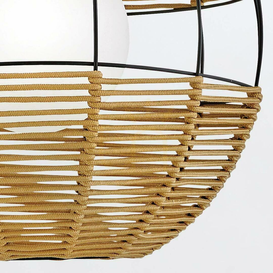 Zobacz Średnia lampa wisząca MADDOX - 1 źródło światła - Czarny, karmelowy beż QUINTIESSE Średnia lampa wisząca MADDOX - 1 źródło światła - Czarny, karmelowy beż QUINTIESSE