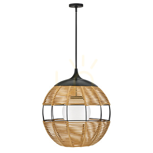 Średnia lampa wisząca MADDOX - 1 źródło światła - Czarny, karmelowy beż QUINTIESSE 7 Średnia lampa wisząca MADDOX - 1 źródło światła - Czarny, karmelowy beż QUINTIESSE small 7